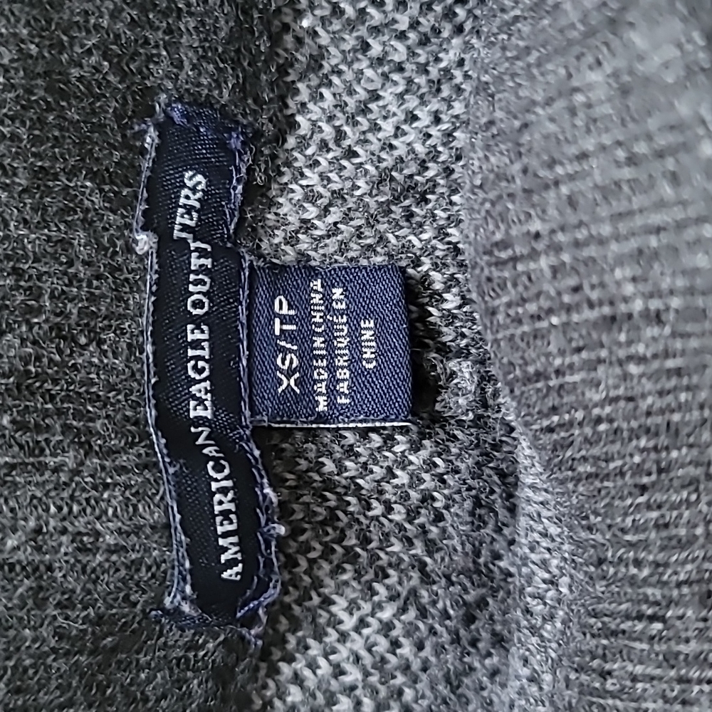 🌵 4/$20 American Eagle Gray Sweater Pajama Pants XS - Picture 3 of 9
